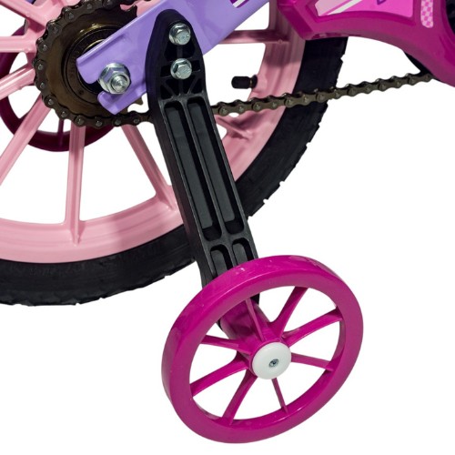 Bicicleta de paseo R16 con cantimplora GTS rosa Bicicleta de paseo R16 con cantimplora GTS rosa