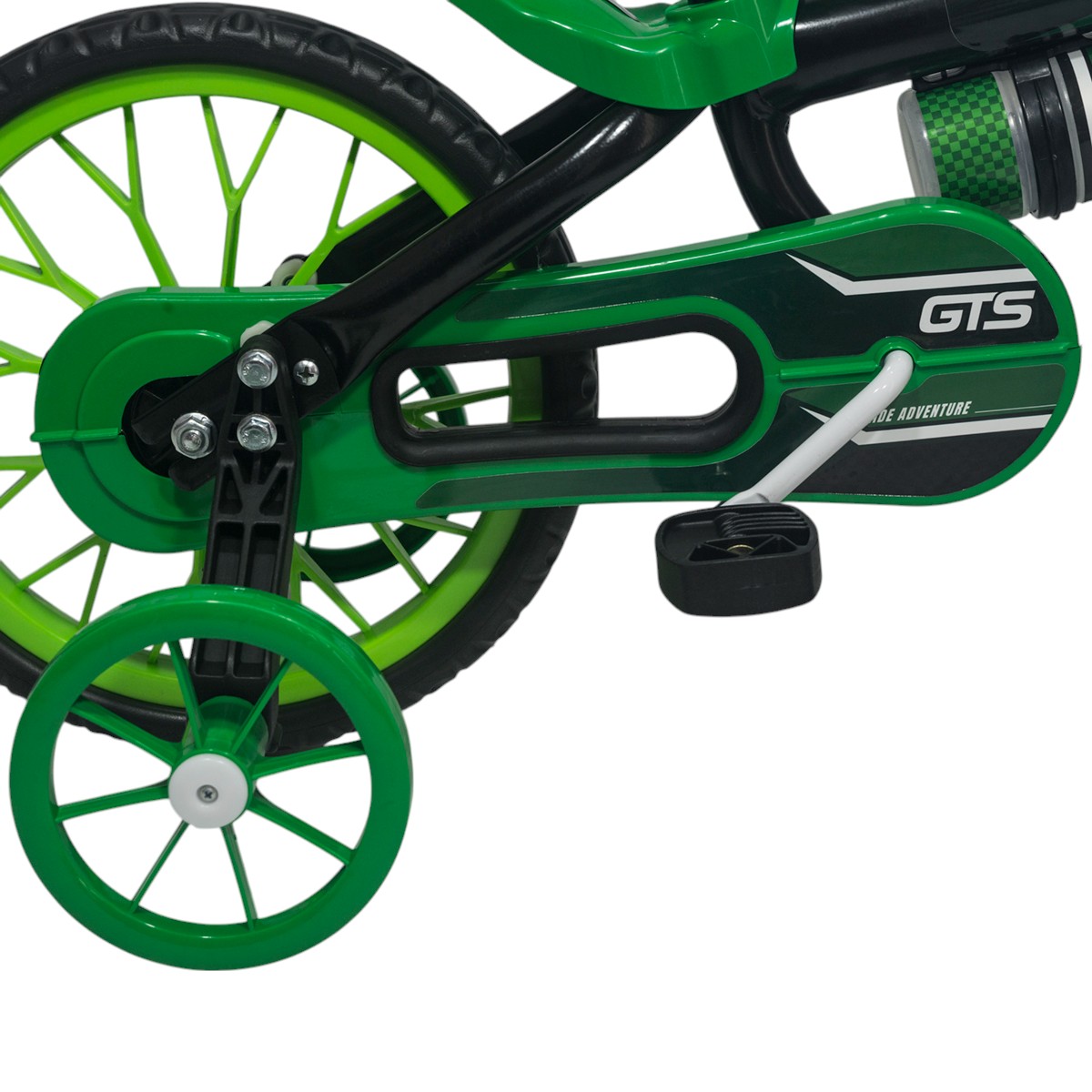 Bicicleta de paseo R12 GTS con cantimplora verde Bicicleta de paseo R12 GTS con cantimplora verde