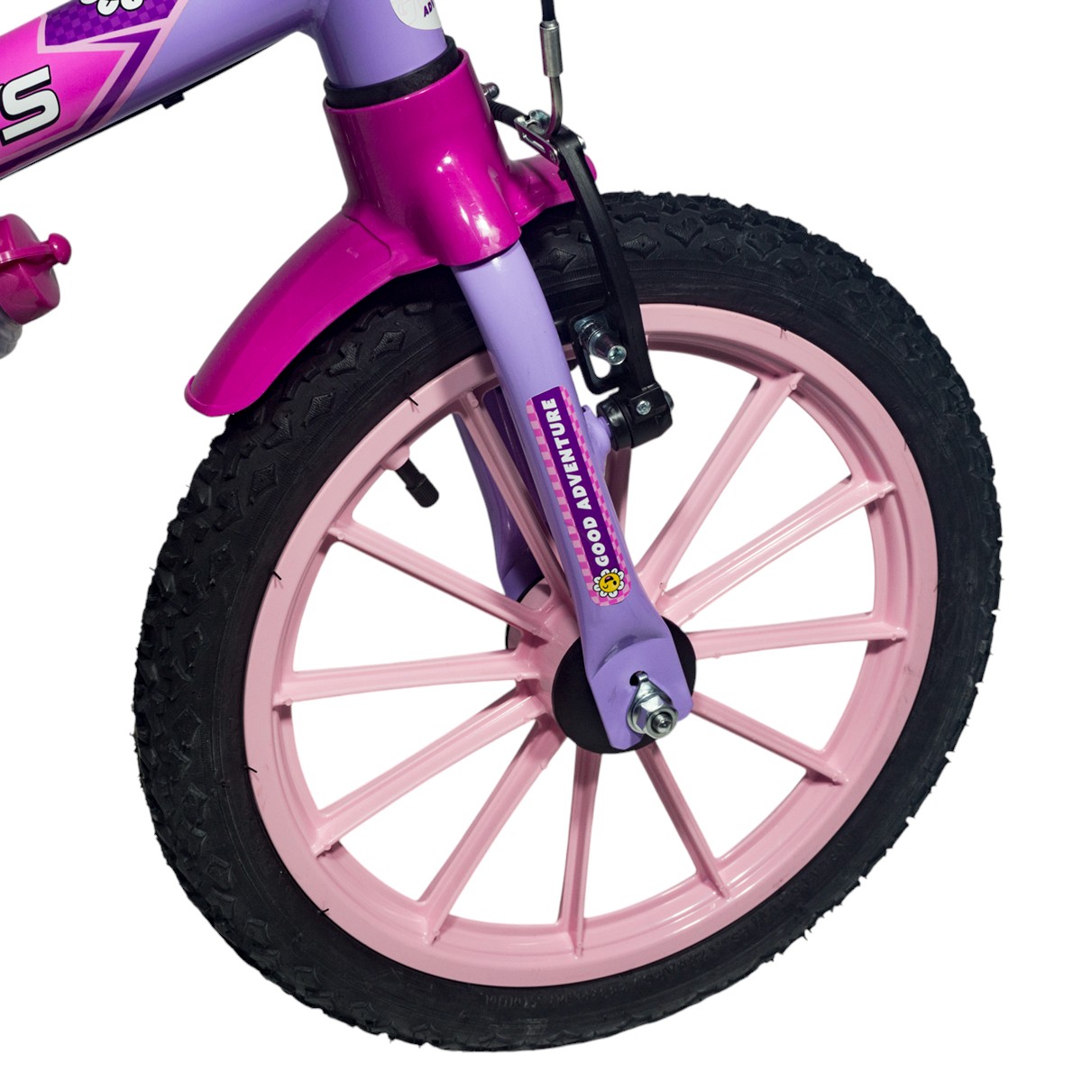 Bicicleta de paseo R16 con cantimplora GTS rosa