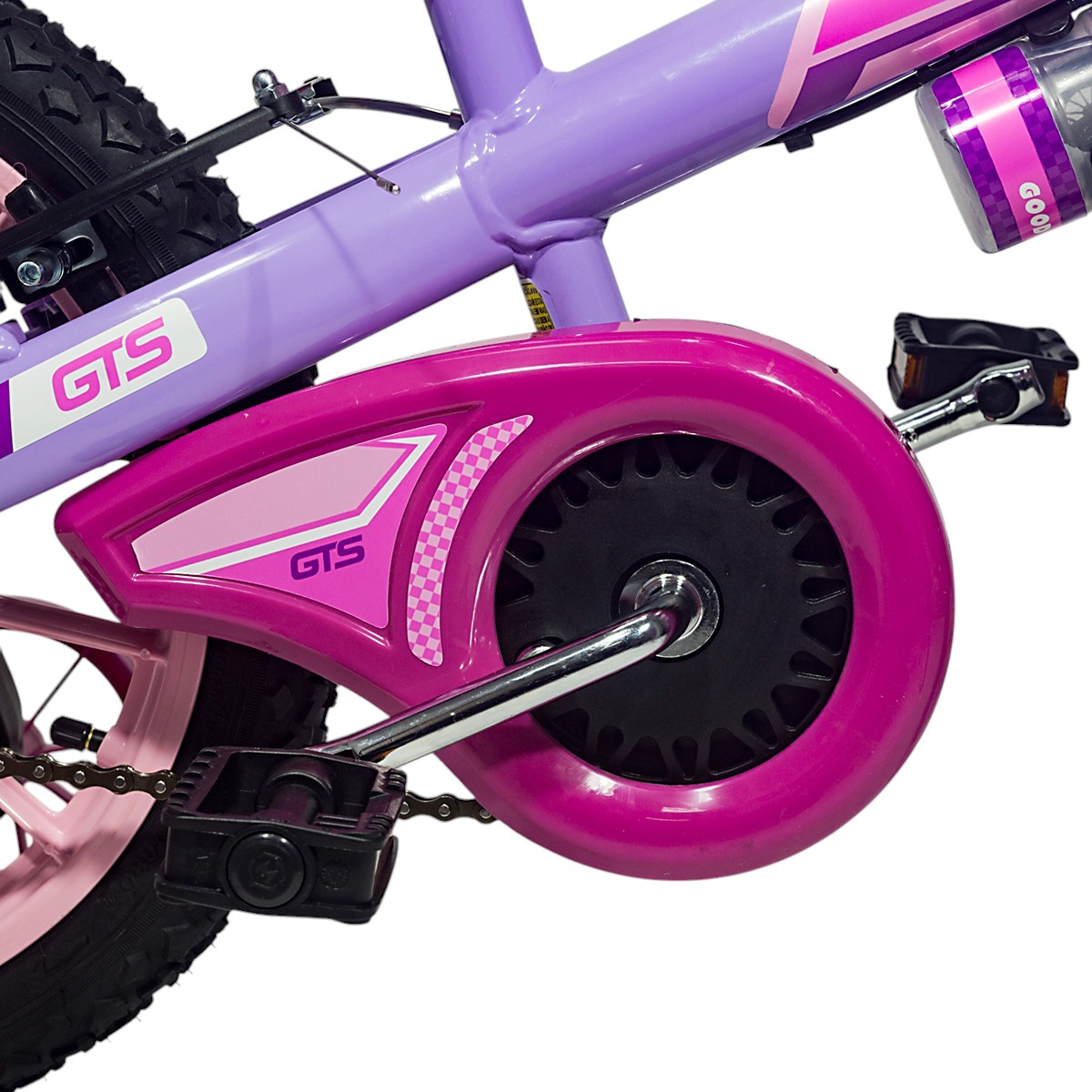 Bicicleta de paseo R16 con cantimplora GTS rosa