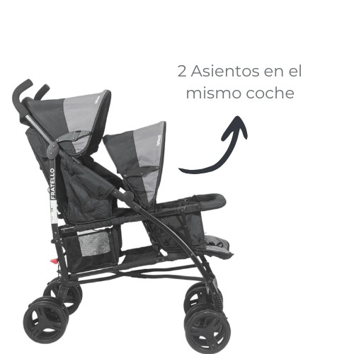 Cochecito Paragüitas Infanti Duo Fratello